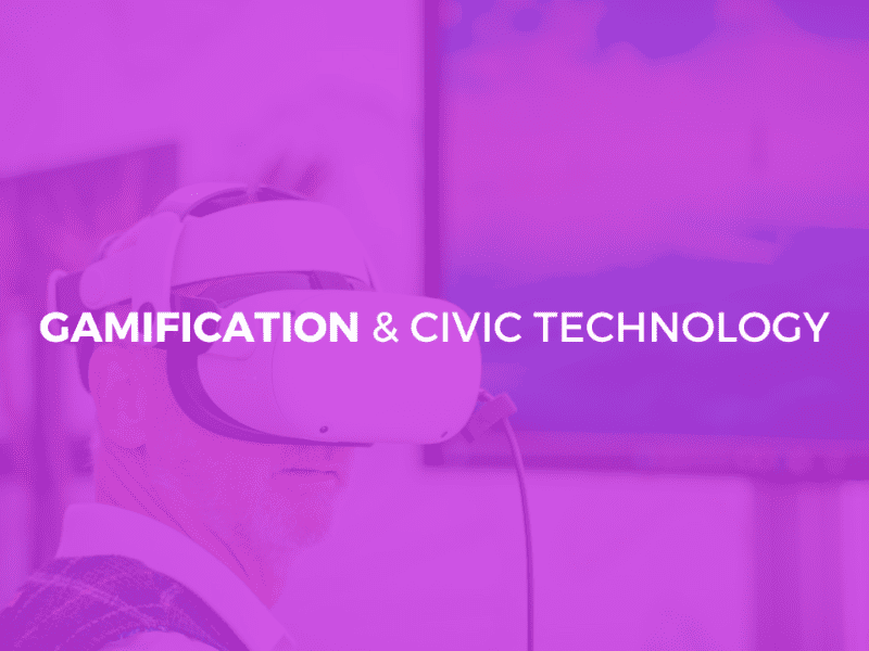 Gamification for a more engaging Civic Tech solutions