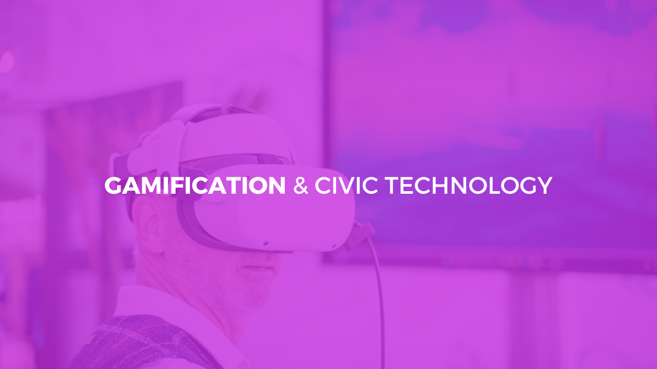 Gamification for a more engaging Civic Tech solutions